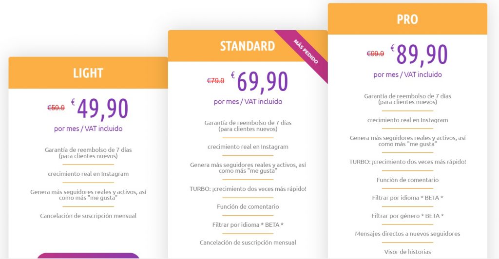 Yoursocialhero Opiniones Instagram